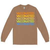 Toasted Coconut vaccinated retro Long Sleeve Tee - artisFamous