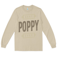 Mushroom Mens Best Poppy Ever | Poppy Gift Long Sleeve Tee - artisFamous