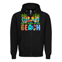 Black life is better at the beach Zipper Hoodie - RanaPortraitStore