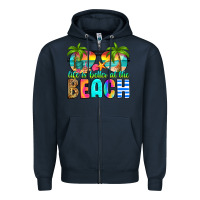 Navy life is better at the beach Zipper Hoodie - RanaPortraitStore