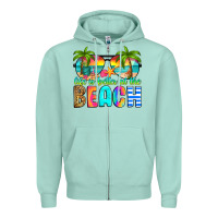 Seafoam life is better at the beach Zipper Hoodie - RanaPortraitStore