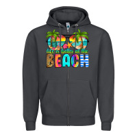 Smoke life is better at the beach Zipper Hoodie - RanaPortraitStore