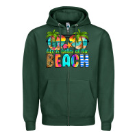 Sports Green life is better at the beach Zipper Hoodie - RanaPortraitStore