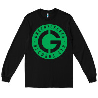 Black Greensleeves Records Long Sleeve Tee - artisFamous