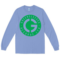 Colony Blue Greensleeves Records Long Sleeve Tee - artisFamous