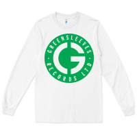 White Greensleeves Records Long Sleeve Tee - artisFamous