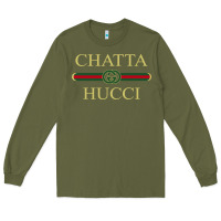 Army Green chatta hucci Long Sleeve Tee - artisFamous