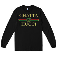 Black chatta hucci Long Sleeve Tee - artisFamous