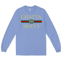 Colony Blue chatta hucci Long Sleeve Tee - artisFamous