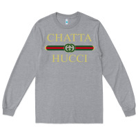 Heather Grey chatta hucci Long Sleeve Tee - artisFamous