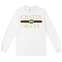 White chatta hucci Long Sleeve Tee - artisFamous