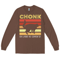 Chestnut chonk cat funny cat meme cat dad cat mom Long Sleeve Tee - artisFamous