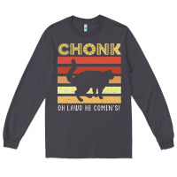 Smoke chonk cat funny cat meme cat dad cat mom Long Sleeve Tee - artisFamous