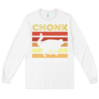 White chonk cat funny cat meme cat dad cat mom Long Sleeve Tee - artisFamous