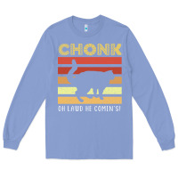 Colony Blue chonk cat funny cat meme cat dad cat mom Long Sleeve Tee - artisFamous