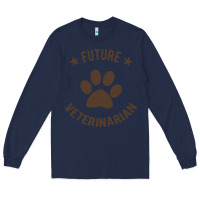 Navy future veterinarian Long Sleeve Tee - artisFamous