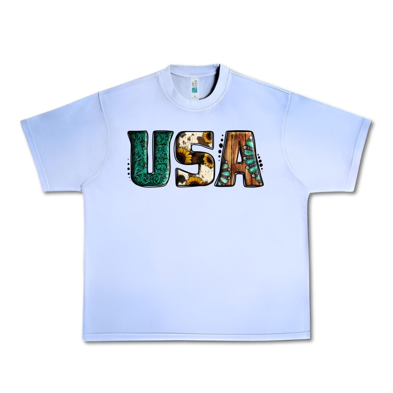 Usa Basic Bold Font Western Urban Heavy Tee by Jasminsmagicworld | Teevron