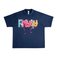 Navy friyay Urban Heavy Tee - CowhideDigitalArt