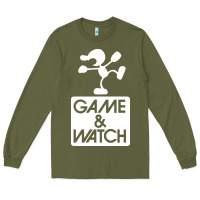 Army Green game & watch tribute Long Sleeve Tee - artisFamous