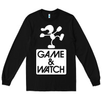 Black game & watch tribute Long Sleeve Tee - artisFamous