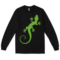Black gecko reptile Long Sleeve Tee - artisFamous