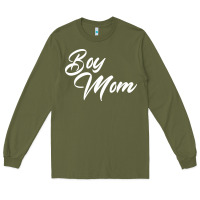 Army Green boy mom Long Sleeve Tee - artisFamous