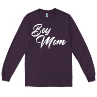 Plum boy mom Long Sleeve Tee - artisFamous
