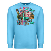 Ocean Blue back that thing up camping Premium Sweatshirt - RanaPortraitStore