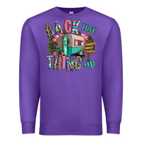 Purple back that thing up camping Premium Sweatshirt - RanaPortraitStore