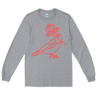 Heather Grey democratic socialists of america Long Sleeve Tee - artisFamous
