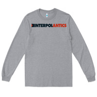 Heather Grey interpol antics crop top Long Sleeve Tee - artisFamous