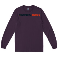 Plum interpol antics crop top Long Sleeve Tee - artisFamous