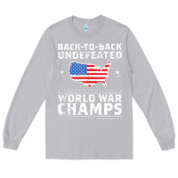 Moon Dust back to back undefeated world war champs Long Sleeve Tee - artisFamous