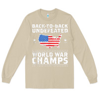 Mushroom back to back undefeated world war champs Long Sleeve Tee - artisFamous