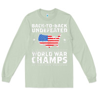 Matcha back to back undefeated world war champs Long Sleeve Tee - artisFamous