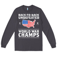 Smoke back to back undefeated world war champs Long Sleeve Tee - artisFamous