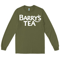 Army Green barry's tea graphic Long Sleeve Tee - artisFamous
