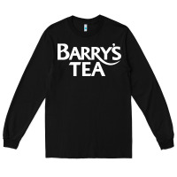 Black barry's tea graphic Long Sleeve Tee - artisFamous