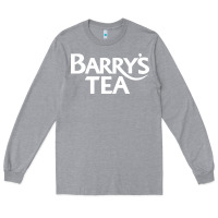 Heather Grey barry's tea graphic Long Sleeve Tee - artisFamous