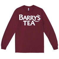 Burgundy barry's tea graphic Long Sleeve Tee - artisFamous