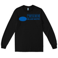Black blue note jazz music records Long Sleeve Tee - artisFamous