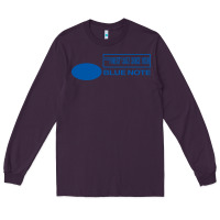 Plum blue note jazz music records Long Sleeve Tee - artisFamous