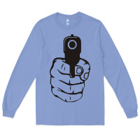 Hands Up Pistol Long Sleeve Tee | Teevron