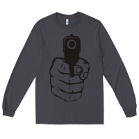Smoke hands up pistol Long Sleeve Tee - artisFamous