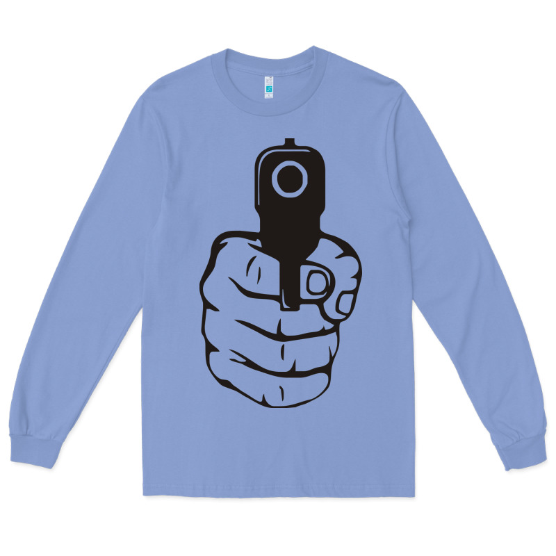 Hands Up Pistol Long Sleeve Tee by artisFamous | Teevron