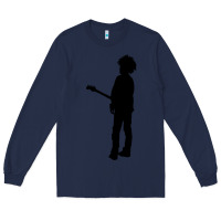 Navy ro.b.e.r.t.  &' c.u.r.e'  smith  baseball ¾ sleeve t shirt Long Sleeve Tee - artisFamous