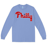 Colony Blue baseball philly Long Sleeve Tee - artisFamous