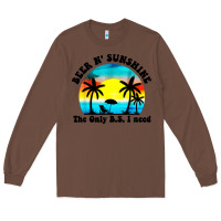 Chestnut beer n' sunshine the only B.S. i need Long Sleeve Tee - artisFamous