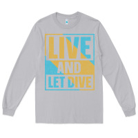 Moon Dust Live And Let Dive Retro Style Long Sleeve Tee - artisFamous