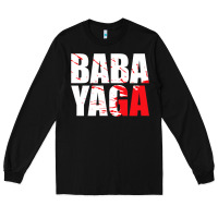 Black action film lovers   ba.b.a   y.a.g.a  gear t shirt Long Sleeve Tee - artisFamous